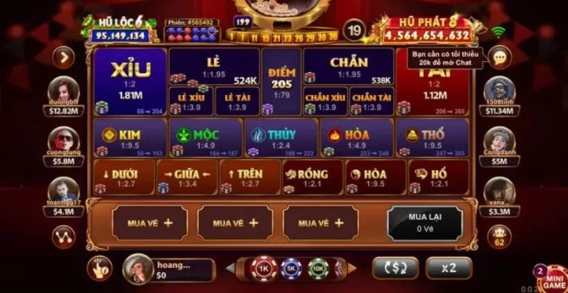 Phần thưởng rõ ràng trong keno betvisa